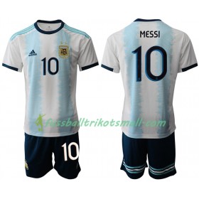 Fußballtrikots Argentinien MESSI 10 Kinder Copa América 2019 Kurzarm Heimtrikotsatz kaufen